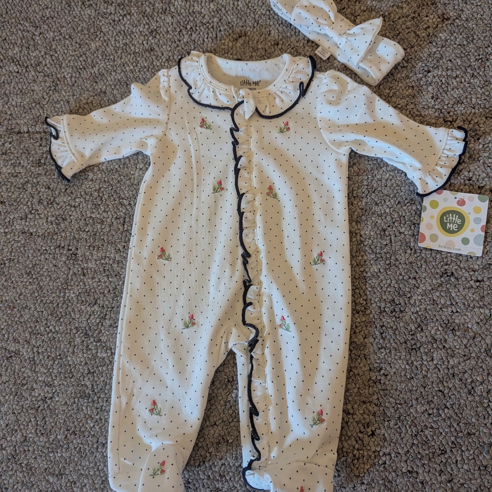 Little Me embroidered Set